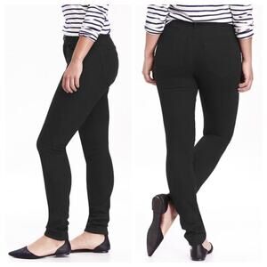 Old Navy Women's Mid Rise Curvy Skinny Jeans Black Size 14 Short